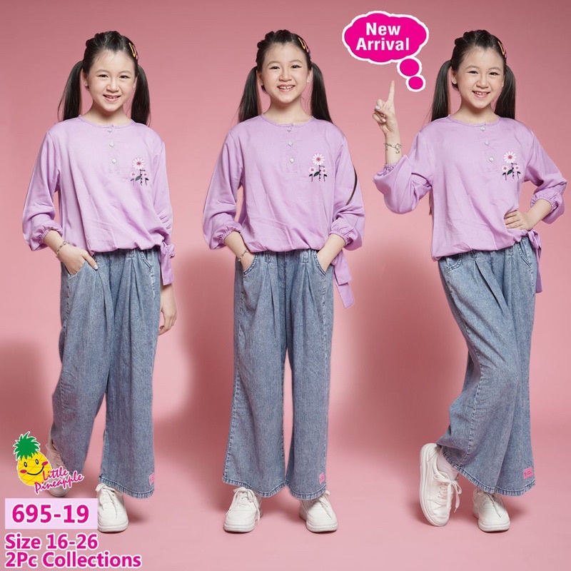 69519/ set polos jeans