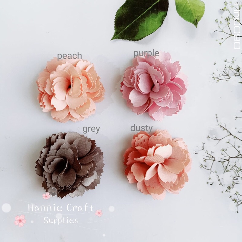BUNGA SATIN GERIGI (5cm) | CRAFT0090