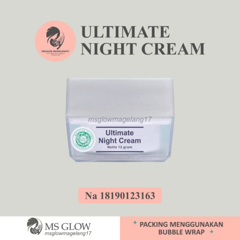 Ultimate night cream ms glow