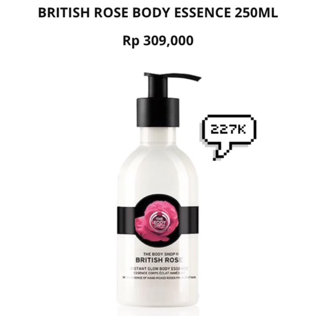 British Rose Body Essence
