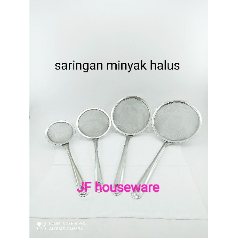 saringan minyak halus stainless