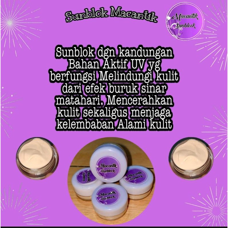 Sunblok Macantik