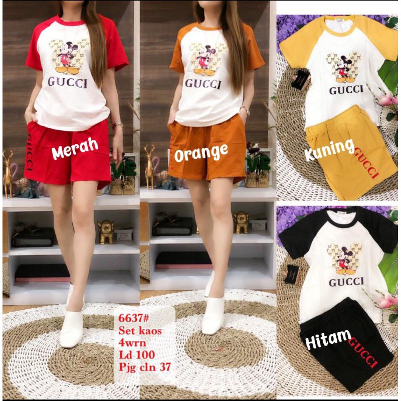 Setelan mickey gucci