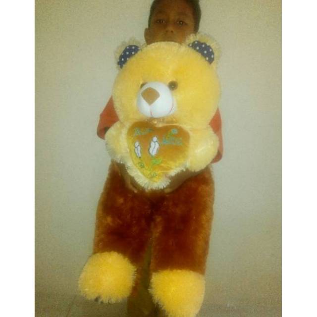 Boneka tedybear jojon love 70cm