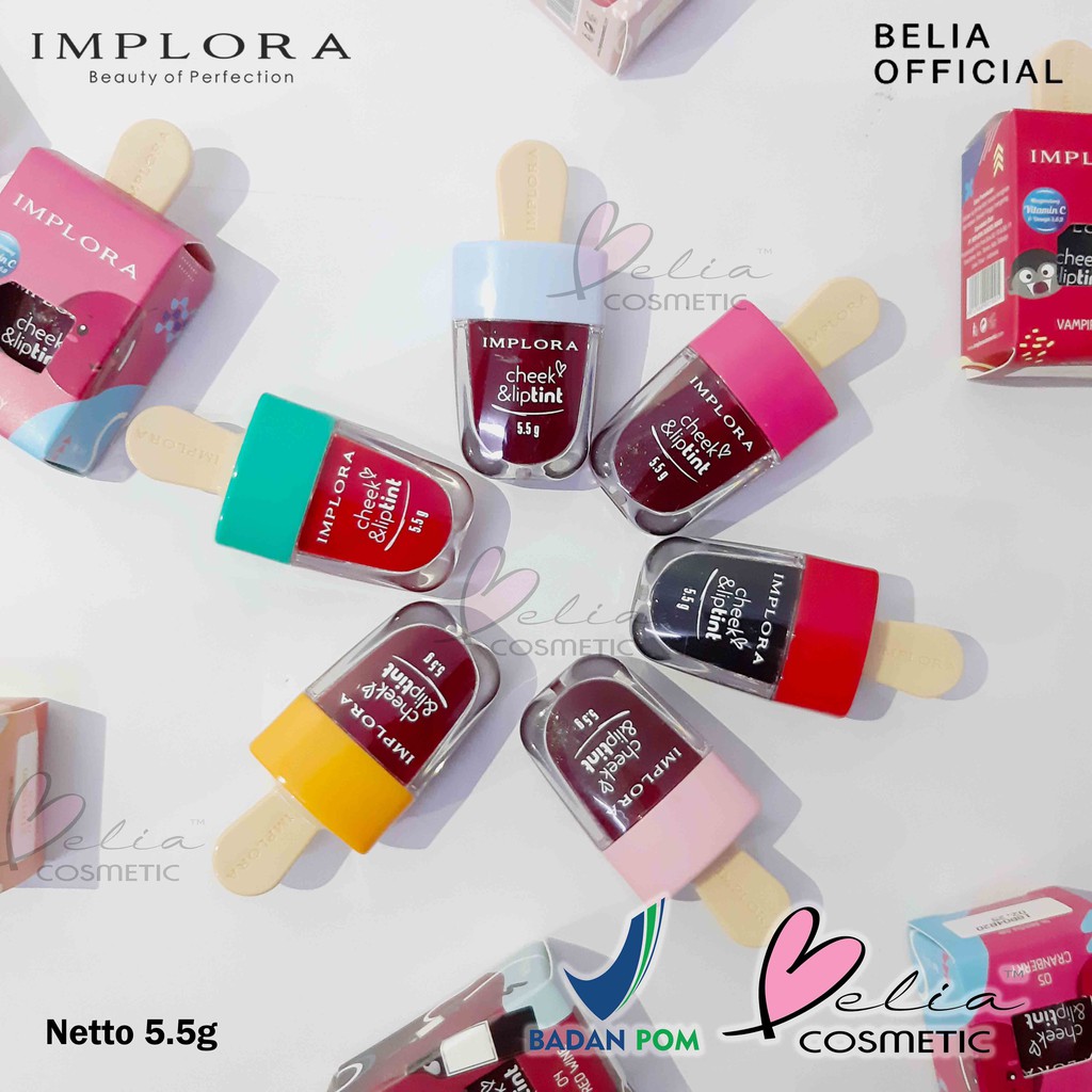 IMPLORA (️BPOM)  Cheek & Liptint 5.5g | lip tint implora
