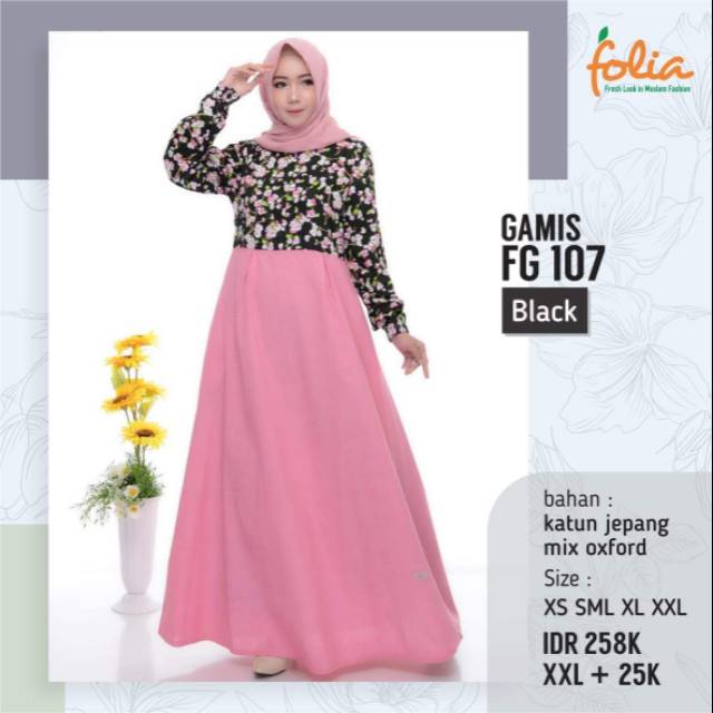 FOLIA GAMIS 107 BLACK
