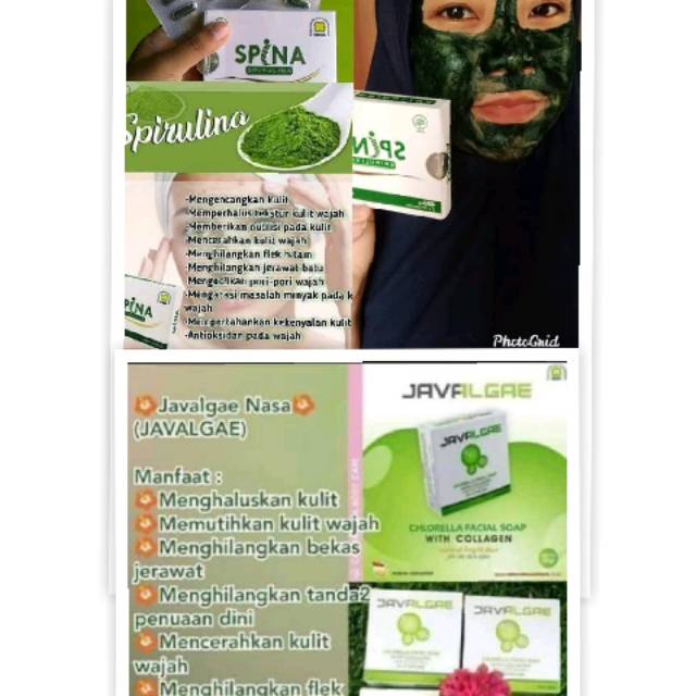 paket cantik Spirulina+ Javalgae /bisa COD