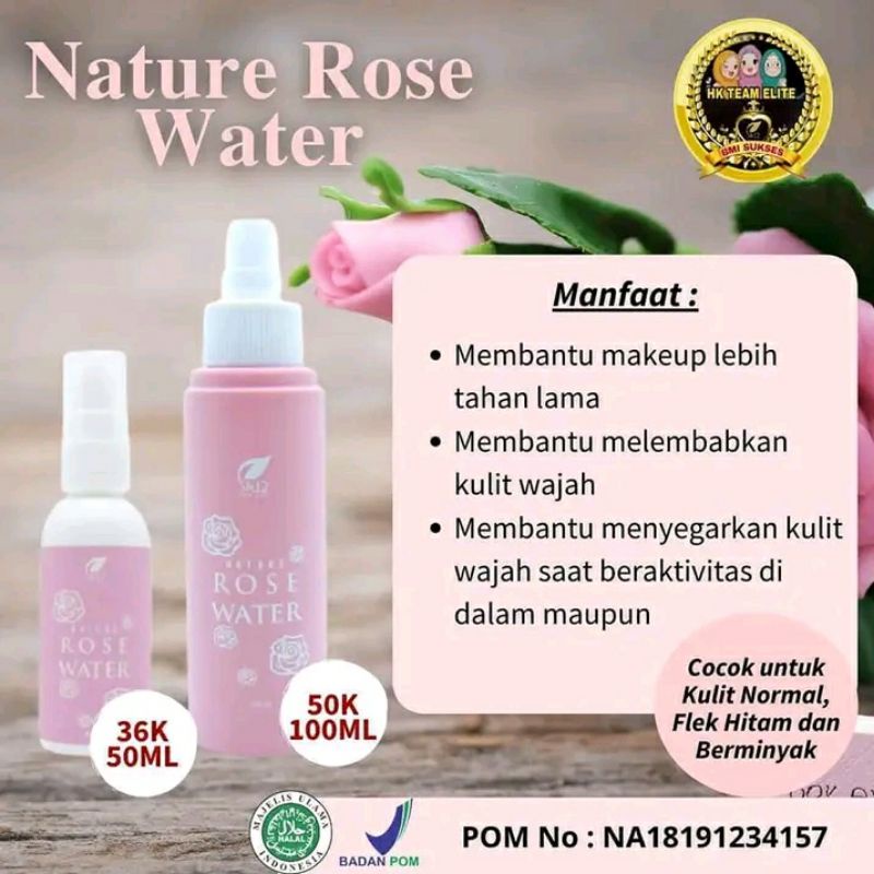 NATURE ROSE WATER