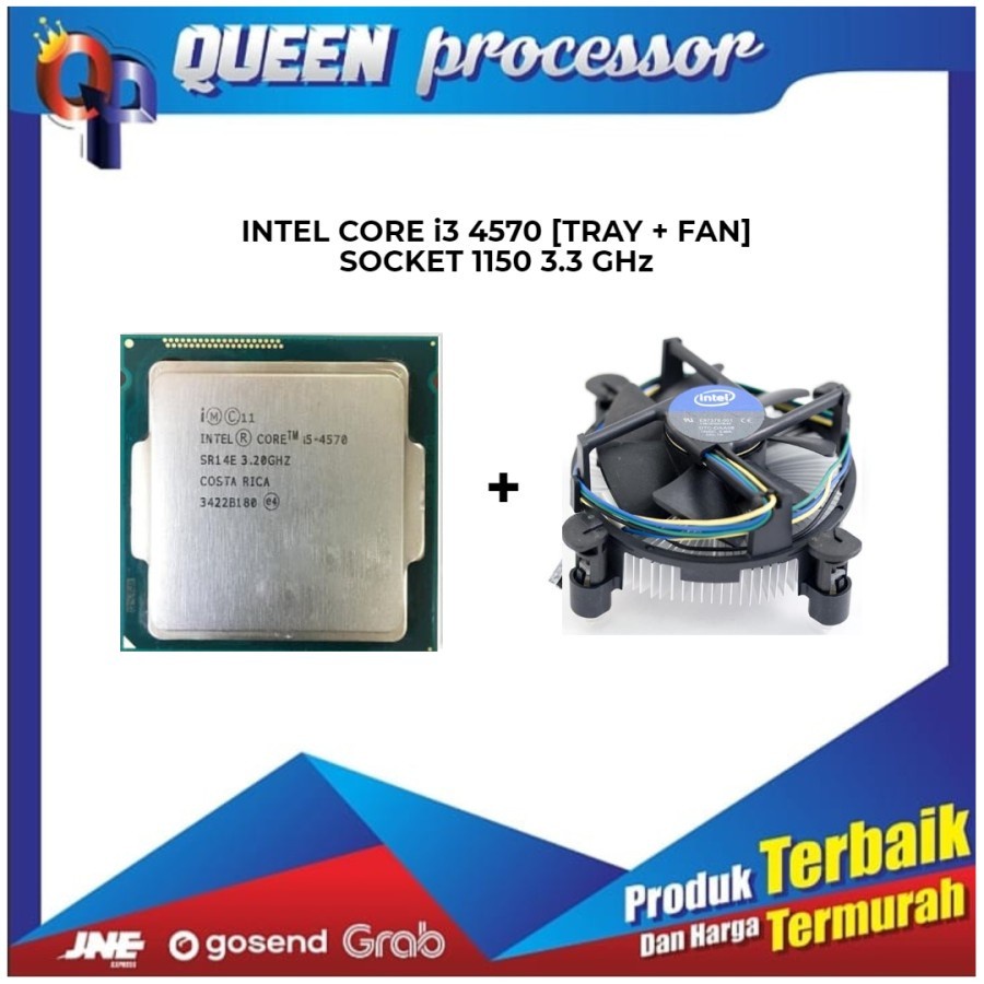 Processor Intel Core i5 - 4570 3.3Ghz Tray + Fan Socket 1150