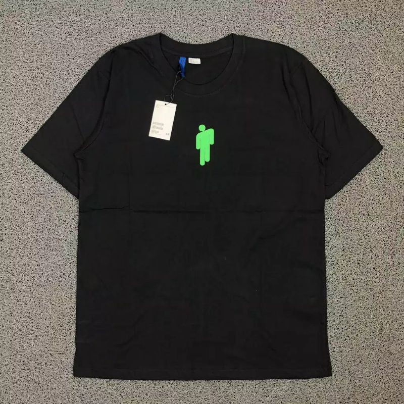 KAOS TEE H&M BILLIE EILISH LOGO AUTHENTIC ORIGINAL
