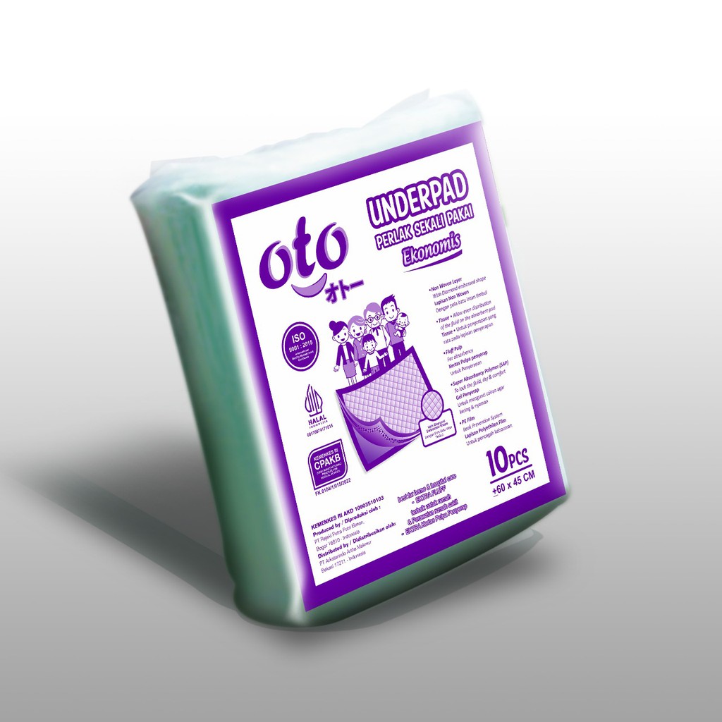 OTO UNDERPAD 60X45 10 pcs