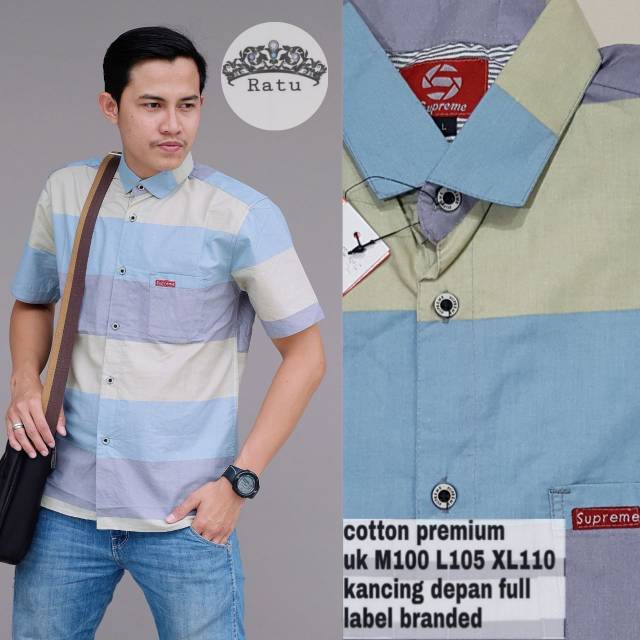 Big stripe kemeja