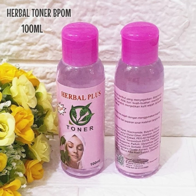 TONER HERBAL PLUS BPOM ORIGINAL