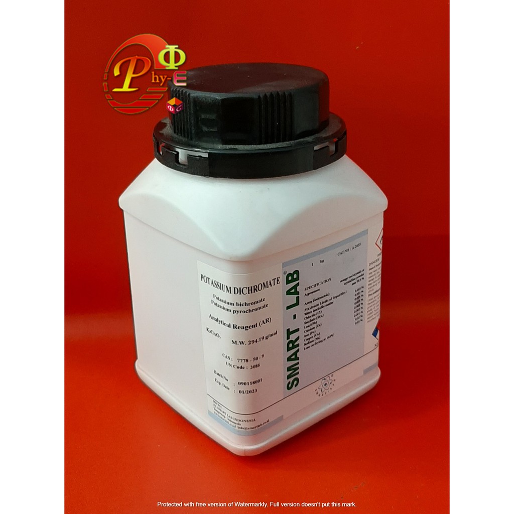 Potassium Dichromate / Potassium Kalium Dikromat K2Cr2O7 Smartlab Per gram