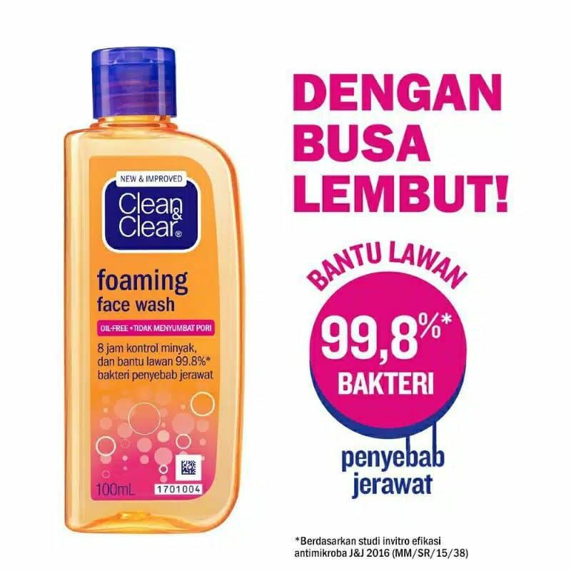 Clean & Clear Fiaming Face Wash 100ml