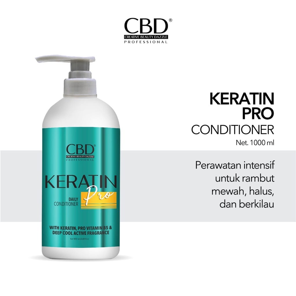 CBD Keratin Pro Daily Conditioner - Pump 1000ml