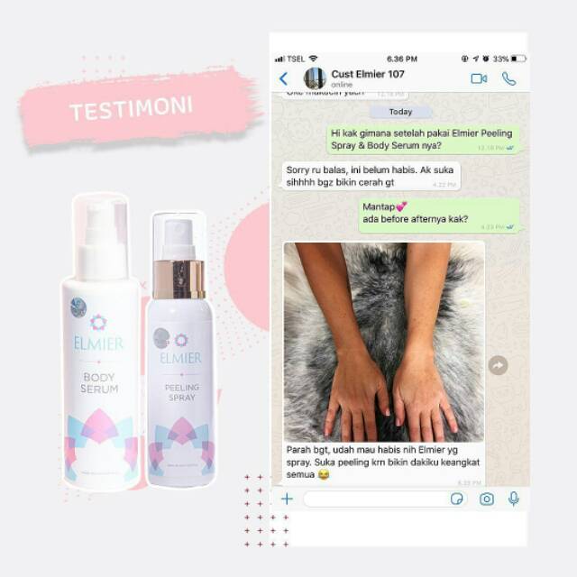 Elmier serum + peeling spray