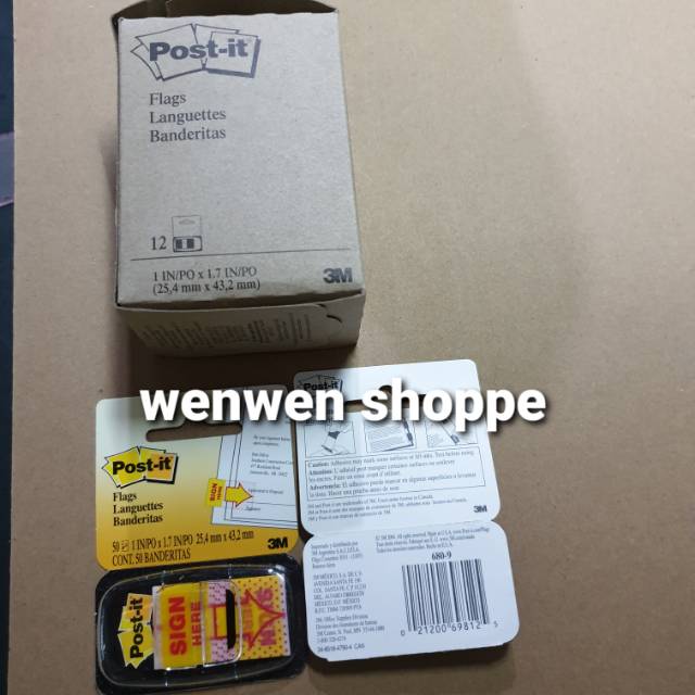 Post it sign here 3M