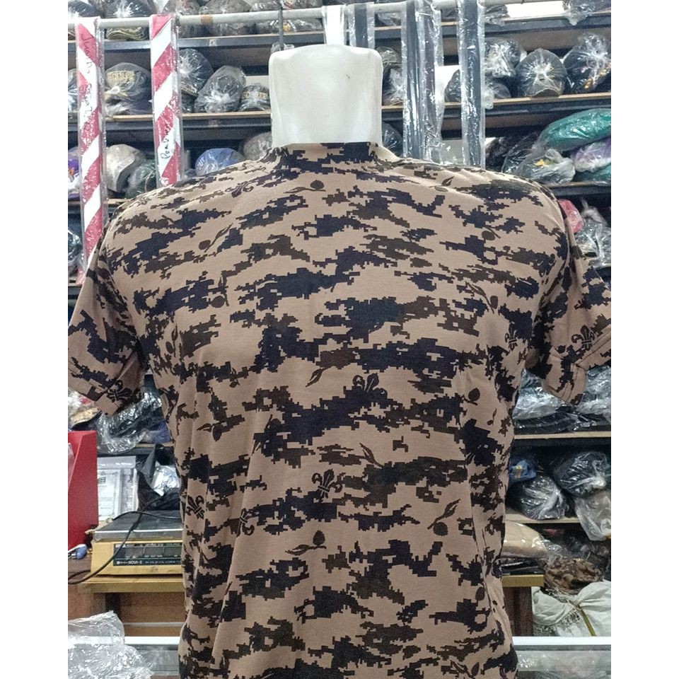 Kaos Lengan Pendek Loreng