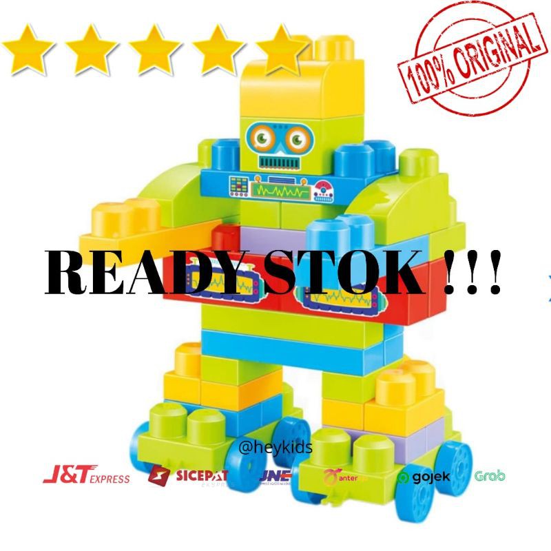 Kiddy Star Mainan Balok Robot