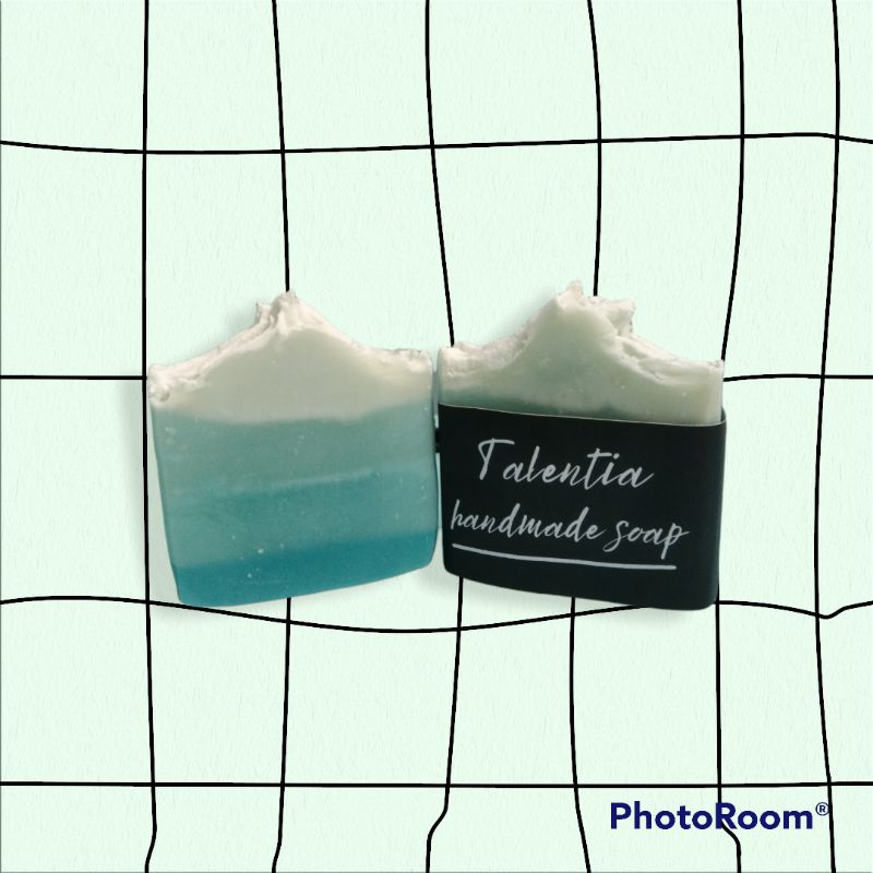 Deep blue sea handmade soap