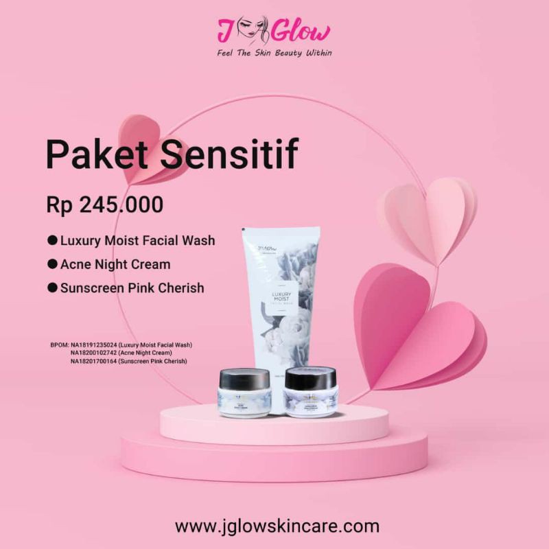 JGLOW PAKET SENSITIFE