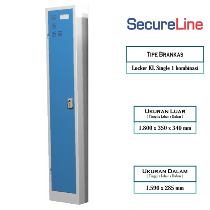 SMART LOCKER SECURELINE SINGLE 1 COMBINATION