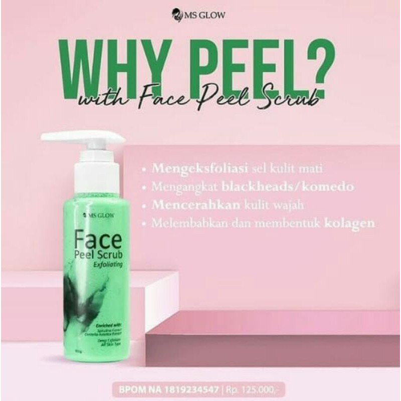 face peel scrub msGlow