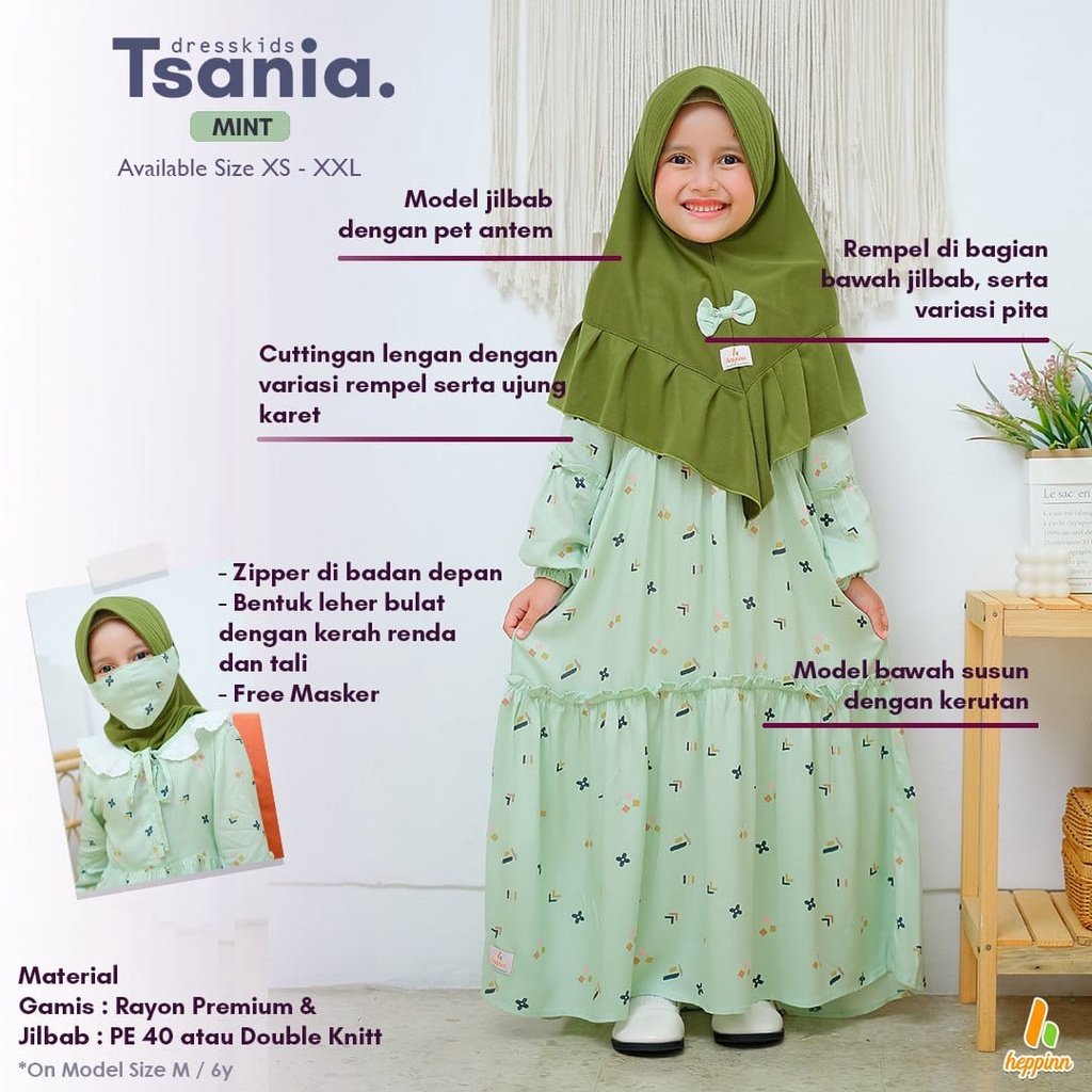 Gamis anak Tsania