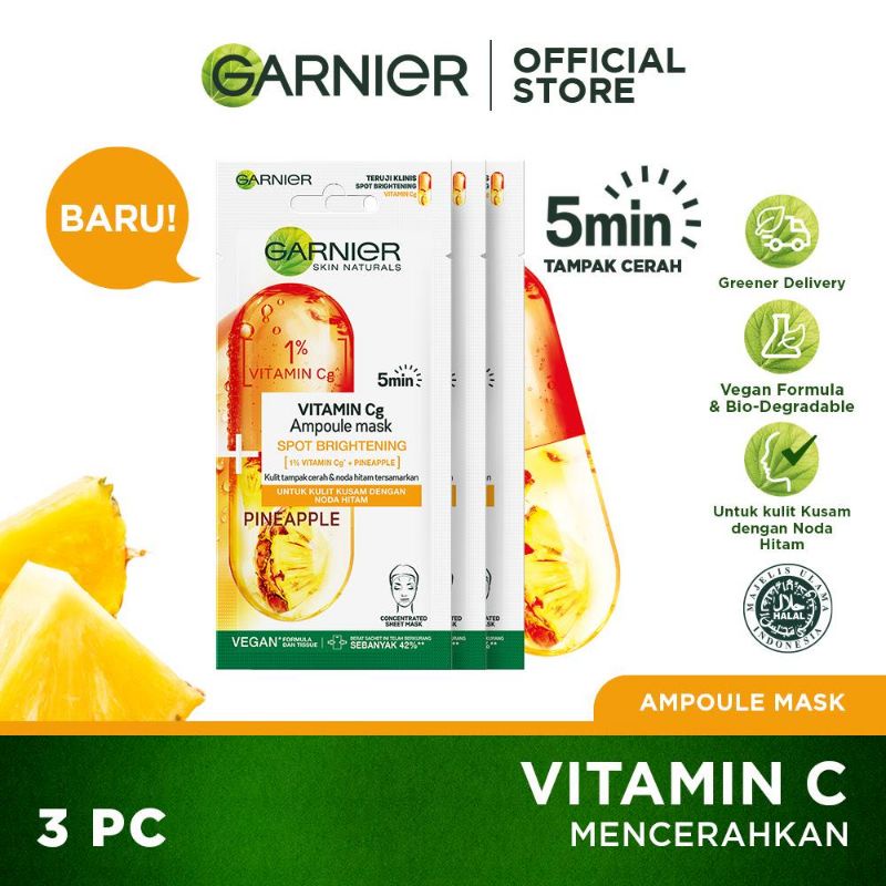 Garnier Ampoule Mask 3pcs