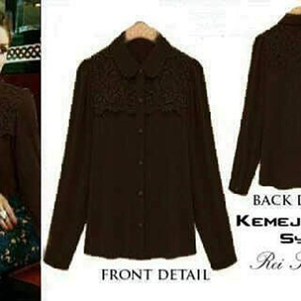 Kemeja katun rayon sylvia