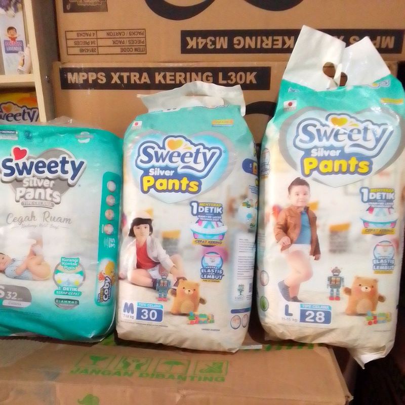 Sweety Silver S32/M30/L28