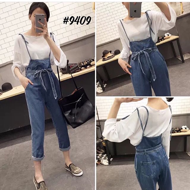Ripped Jeans Jumpsuit