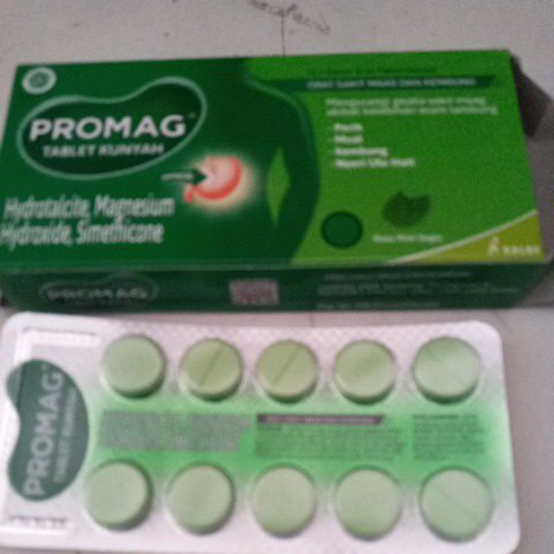 Promag harga per strep 10 tab