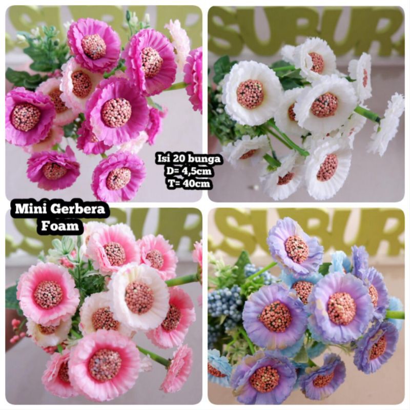 Gerbera Foam / Bunga Gerbera Foam / Gerbera Artificial