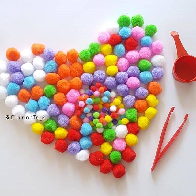 PAKET POMPOM BESAR KECIL