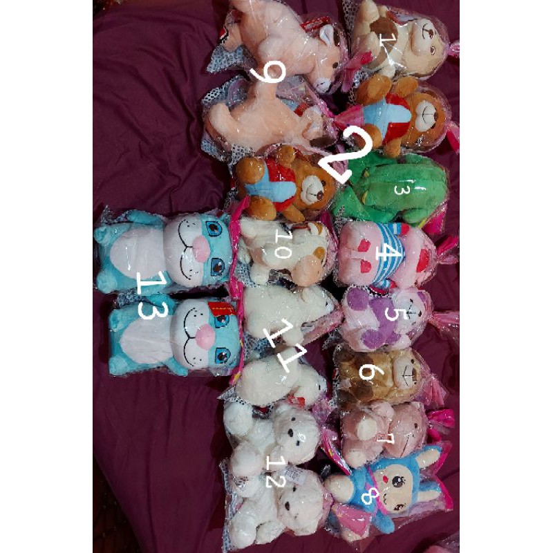 Boneka beruang sapi kodok