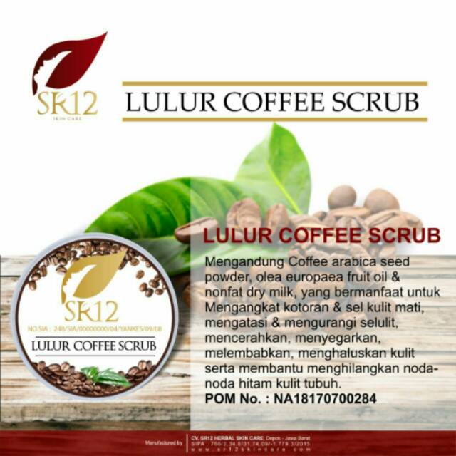 SR12 LULUR COFFEE SCRUB