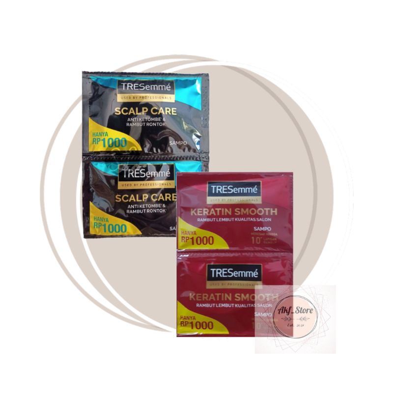 9ML SHAMPOO TRESEMME 12PCS/RENCENG