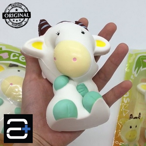 Squishy Cow Areedy Licensed Jumbo Squishy Sapi