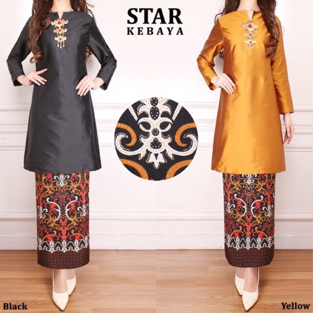Set kurung star kebaya
