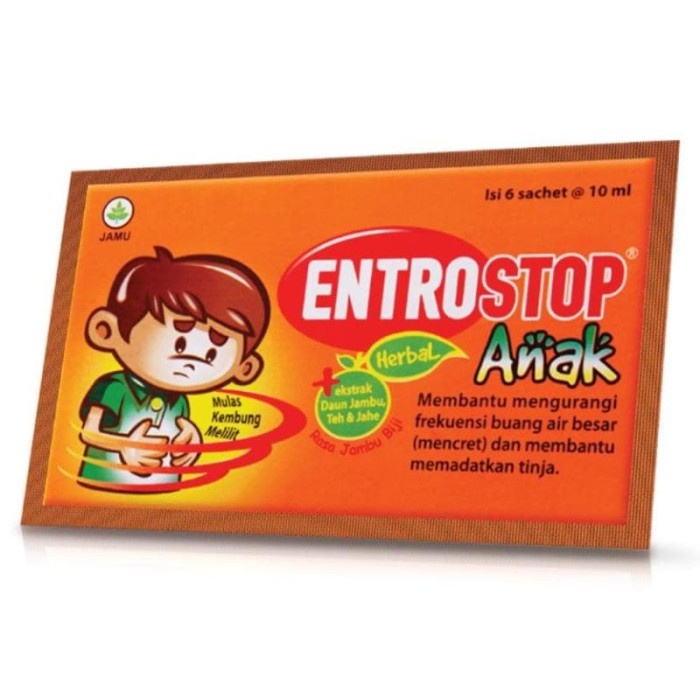 Entrostop Herbal Anak 6 Sachet