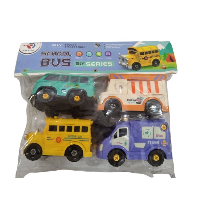 School bus 4 in 1