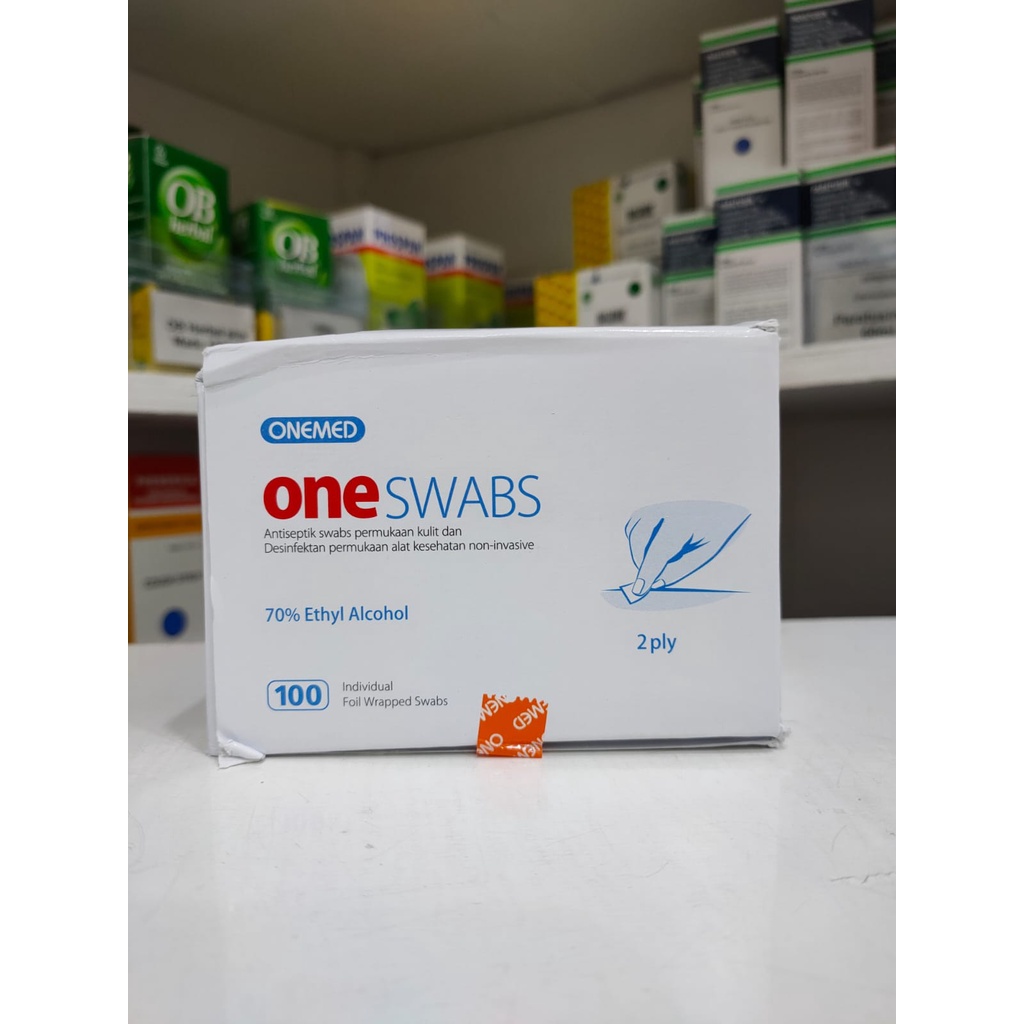 Onemed Alkohol Swabs Isi 100pcs Original