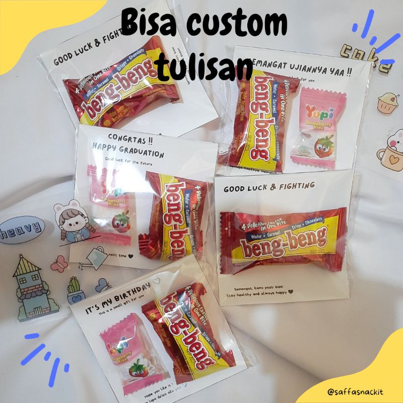 Mini gift Snack | BISA REQUEST TULISAN