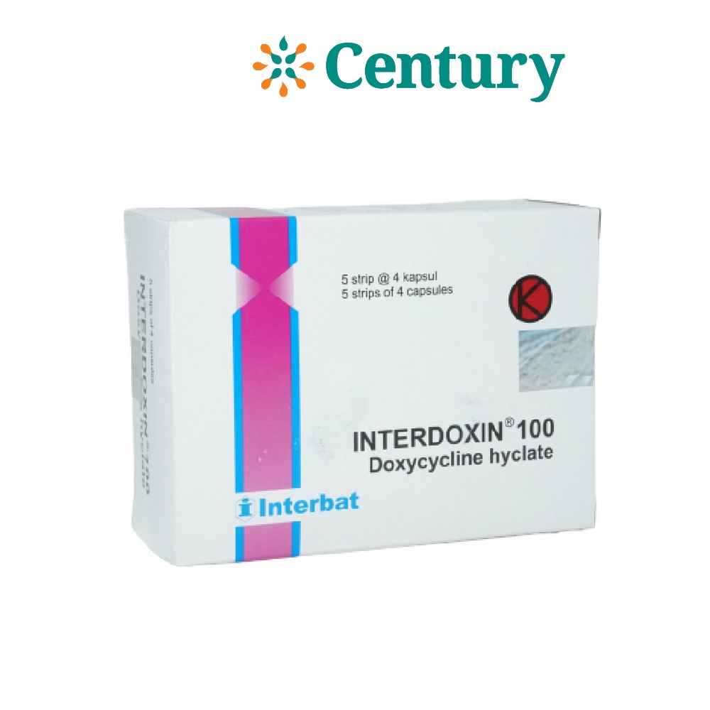 INTERDOXIN 100 100 MG 1 STRIP @ 4 KAPSUL