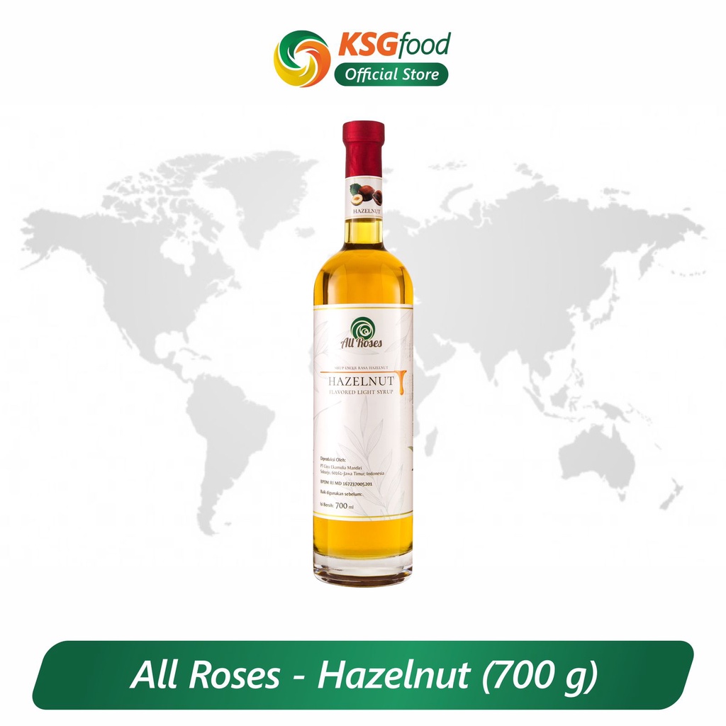 ALL ROSES HAZELNUT SYRUP