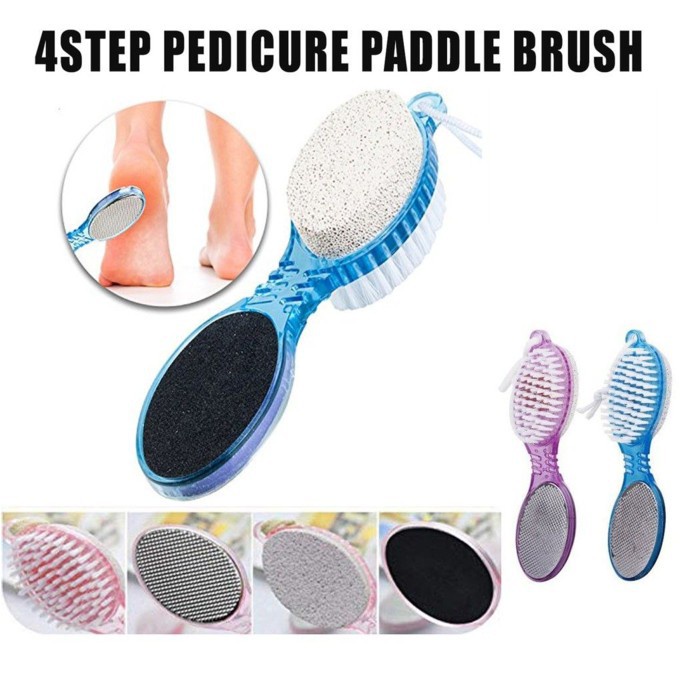 PEDICURE PADDLE BRUSH 4 STEP IN 1