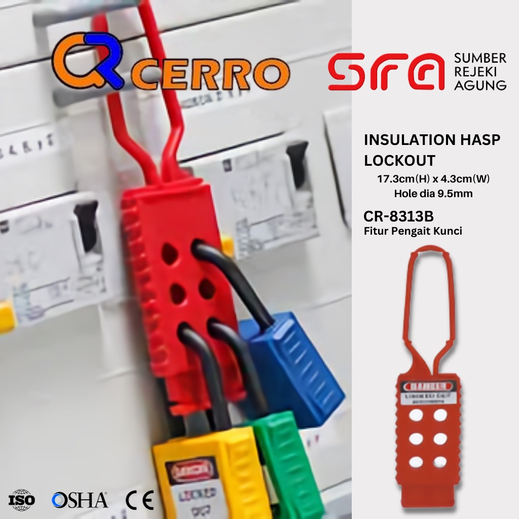 CR-8313B Insulation Hasp Padlock