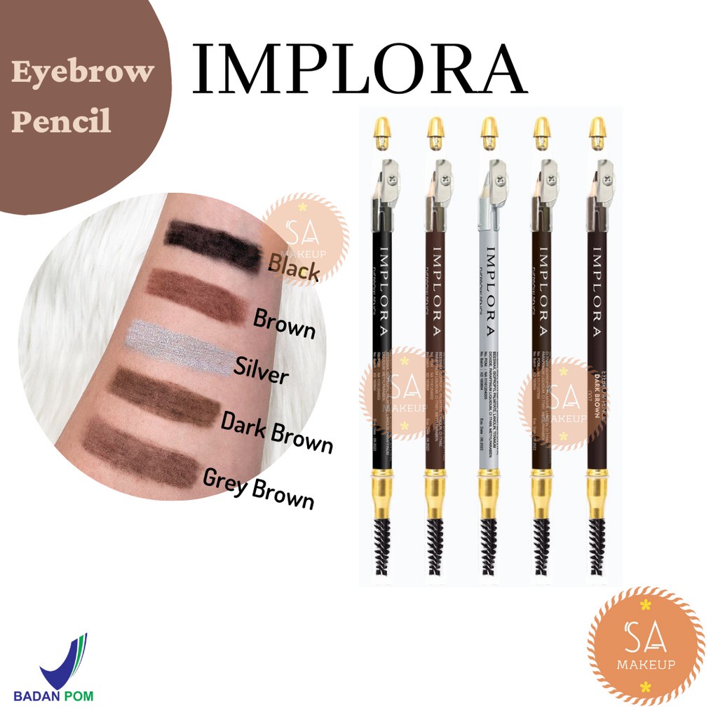IMPLORA (PENSIL ALIS 2 IN 1) Soft Type eyebrow
